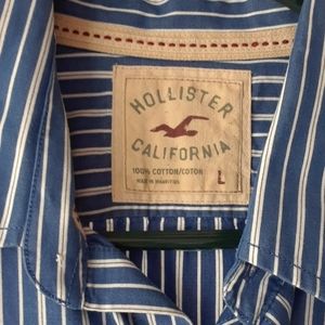 HOLLISTER L BUTTON DOWN